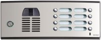 ELVOX 25V8 Audio- und Videoblende mit 8 Tasten, Lichtgrau RAL 7035