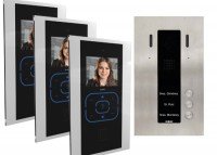 KDV753 Dreifamilien-Set, mit Bildspeicher - Guinaz Video Türsprechanlage