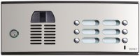 Elvox 25V6 Audio- und Videoblende mit 6 Tasten, Lichtgrau RAL 7035