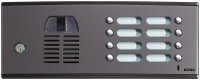 Elvox 25V8/35 Audio- und Videoblende mit 8 Tasten, Strukturgrau